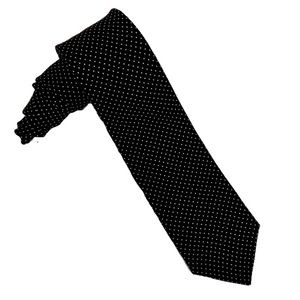 Vintage Italian Black Silk Tie